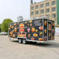 Kampfabrikant Food Truck Aanhangwagen Mobiele Keuken Mobiele Food Truck Volledig Uitgerust Restaurant Hamburger Ijskar