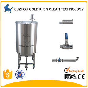 <span class=keywords><strong>200</strong></span> <span class=keywords><strong>litres</strong></span> Récipient personnalisé en acier inoxydable de qualité alimentaire avec roulettes Boîtes en métal pour le mélange et le stockage - Product Image 3