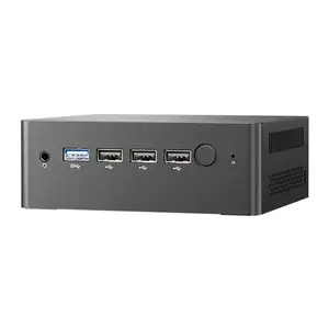 Wholesale Price 12th Gen Mini PC Alder Lake InteI N100 Quad Core DDR5 8G 4800Hz Window11 2xRJ45 LAN Firewall Soft Router 4K Game