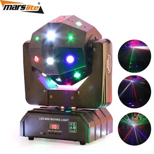 Marslite-luces láser estroboscópicas 3w, 3 en 1, para discoteca, bola mágica