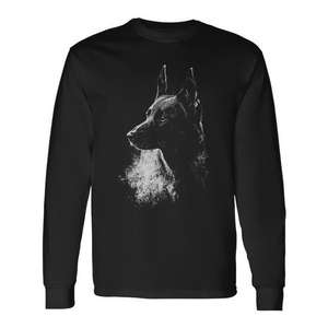 Camiseta de manga larga con gráfico de perro Malinois belga, diseño de animales domésticos - Product Image 1