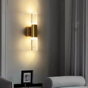 Minimalist LED Luxury Crystal Bubble Wall <b>Lights</b> Living Room Background Bedroom Porch Decor Wall <b>Sconces</b> Home Bedside Wall Lamps - Product Image 2