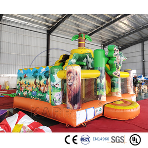 Castillo Inflable Comercial para Fiestas Infantiles al Aire Libre, Material de PVC, Parque de Dinosaurios con Tobogán - Product Image 2