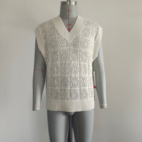Gilet en tricot pointelle de haute qualité Saturn pour homme, pull sans manches pour homme, printemps et automne, pull OEM et ODM