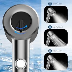 <span class=keywords><strong>Soffione</strong></span> <span class=keywords><strong>doccia</strong></span> filtrata con filtro Extra 5 pz, flusso d'acqua ad alta pressione e molteplici modalità Spray <span class=keywords><strong>doccia</strong></span> addolcitore filtri - Product Image 5