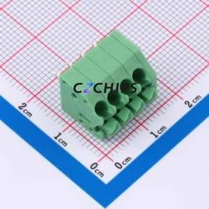 1984989 Spring Terminal Block Through hole Component (THT),P=3.5mm Connector 3.5mm Green Through Hole 4P - Product Image 1
