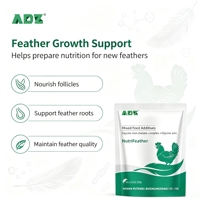 NutriFeather LIANGYU Prémélange Alimentaire Anti-Pica pour Poulets, Canards, Oies – Renforce l'Immunité, Stimule la Repousse des Plumes
