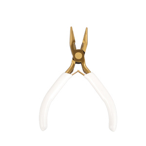 Diy Chrome Vanadium Steel Pliers 33 Mm Pointed Beak Smooth Jaw 1/2 In Width For Jewelry Wire Cutting And Crafting - Product Image 4