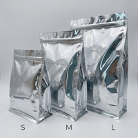 Sacs d'emballage alimentaire refermables en aluminium Mylar, écologiques, anti-odeur, à fond plat et fermeture éclair