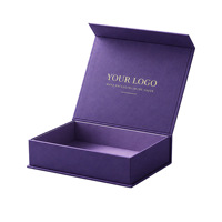 Boîte cadeau en carton rigide à deux pièces avec couvercle séparé, finition mate, impression de logo personnalisée pour l'emballage des produits