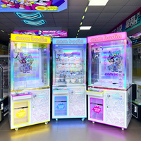 Naughty Dog Machine à griffes commerciale personnalisable, jeu d'arcade avec accepteur de billets, verre trempé et structure en bois pour OEM et ODM