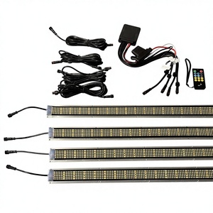 Nouvelle lampe de garde-boue Kingshowstar DC12V étanche, détachable, sur mesure, à 5 rangées, avec plaque en aluminium blanc, pour camion et voiture - Product Image 4