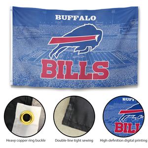 Bandera Personalizada de Poliéster con Diseño de Equipo de Fútbol Americano <span class=keywords><strong>Mafia</strong></span> Zebra, 60 Diseños, Impresión Digital, 3x5 Pies, Plegable, para Interiores/Exteriores - Product Image 3