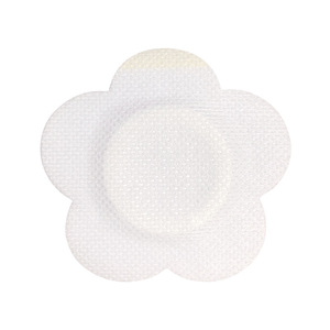 Parche hueco con forma de flor de ciruelo Morning Star para pasta Sanfu, tela no tejida con calentamiento 3D - Product Image 1
