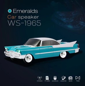 New Arrival Car Shape BT Loa WS-1965 xách tay <span class=keywords><strong>retro</strong></span> Stereo âm thanh loa không dây hỗ trợ BT USB TF FM TWS - Product Image 2