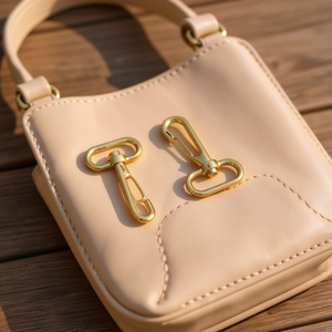 Ilan Metal 56x31mm 2 pezzi colore oro per borse e accessori - Product Image 2