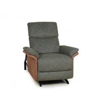 Fauteuil inclinable électrique Power Lift pour personnes âgées, canapé-lift en tissu bicolore, fauteuil relaxant individuel pour salon