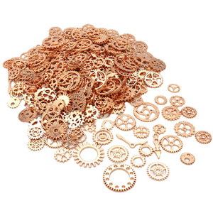 Pièces de montre-bracelet steampunk vintage, engrenages, roues, steampunk, beaucoup de pièces, fabrication de bijoux DIY, accessoires, 12-40 mm - Product Image 4