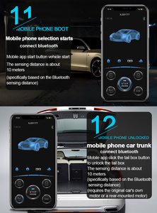 Phổ 2.4 GHz chống-cướp xe Hệ thống báo động với điều khiển từ xa hệ thống báo động xe an ninh cho Camry Corolla thành phố xe - Product Image 4