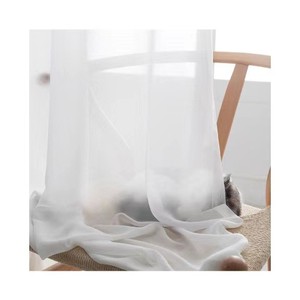 Rideau de fenêtre en gaze de diamant blanc brumeux style simple moderne anti crochet soie anti sensation de griffure de chat - Product Image 3