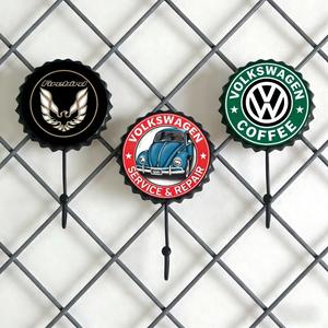 Porte-bouchons vintage en métal pour décoration murale de garage ou de bar, motif personnalisé, aimant pour bouchons de bière, autocollant magnétique pour réfrigérateur - Product Image 2