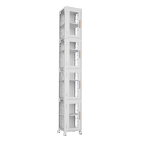 Boîtes de rangement pliables en gros pour voiture, camping, boîte de rangement pliable avec couvercle en bois
