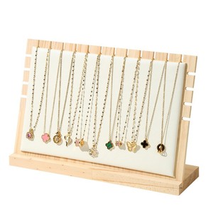 Nuevo Soporte de Exhibición de Bambú para Collares y Joyas a la Moda, Soporte Desmontable para Empaque de Joyas, Organizador de Joyas, Admite ODM - Product Image 6