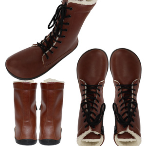 Ordine all'ingrosso: <span class=keywords><strong>Stivali</strong></span> da neve da <span class=keywords><strong>donna</strong></span> a piede nudo, a forma di piede, comfort per tutto il giorno, cerniera laterale, facili da indossare e togliere, fodera calda in peluche, <span class=keywords><strong>stivali</strong></span> <span class=keywords><strong>invernali</strong></span> - Product Image 2