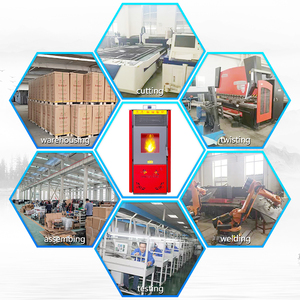 Estufas de Pellets Económicas de 7kW con Encendido Remoto y Control de Temperatura de 220v, Estufas de Pellets de Inserción - Product Image 5