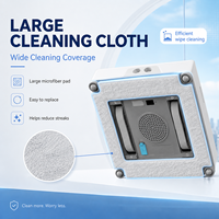 Robot Nettoyeur de Vitres Professionnel avec Grande Chiffonnette de Nettoyage, Robot pour Vitres 3200Pa 500mAh