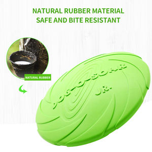 Paw Dog Fris-bee 7 "Fetch <span class=keywords><strong>Pet</strong></span> <span class=keywords><strong>Toy</strong></span> per cani <span class=keywords><strong>Hyper</strong></span> disco leggero facile da Chuck o lanciarlo morbido da catturare per cani di taglia piccola e grande - Product Image 3