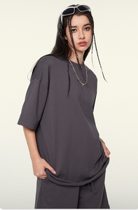 G TOP Couleur Solide Cool Dry Biseauté Hommes t Shirts 230g Summer UPF 50 + Oversized Cool Guy t Shirts - Product Image 2