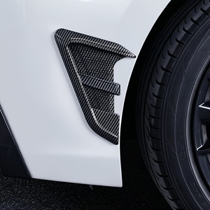 <b>Car</b> Side air Outlet Cover Intake Grille Decoration Mudguard Side Wing Vent Sticker TPU Material Suitable for Universal Type - Product Image 1