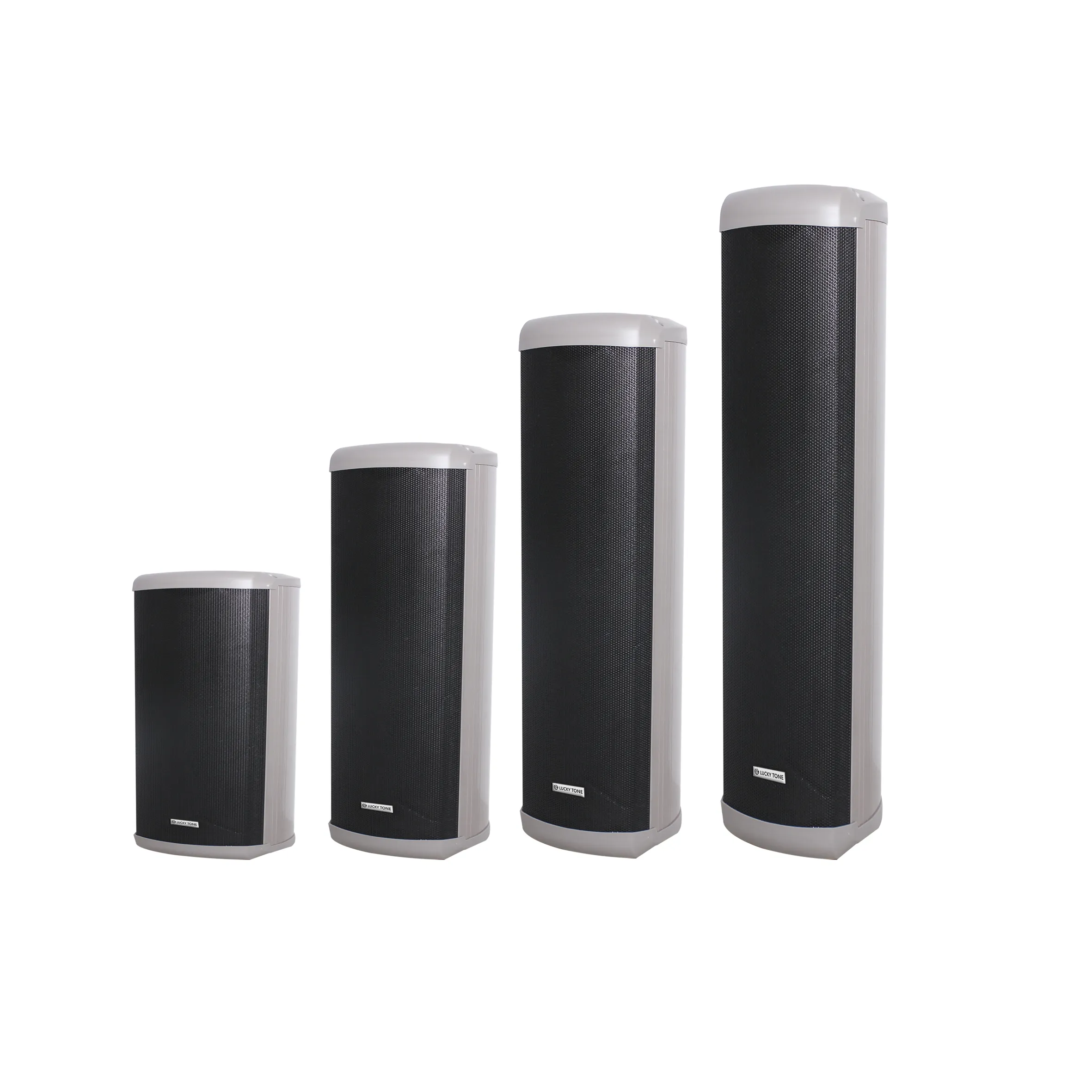 T Professional gama completa 40W impermeável ao ar livre Active Speaker Metal Enclosure 100V Coluna Alumínio Speaker