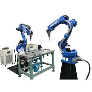 Machine de soudage et de découpe de tuyaux en acier avec bras robotisé industriel - Product Image 2