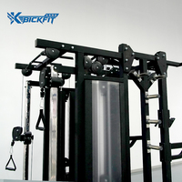 Bickfit Station de musculation multifonctionnelle à câble croisé pour exercices pectoraux et dorsaux, à charge par broches