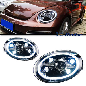 Faro Delantero LED Plug and Play para VW Beetle A5 <span class=keywords><strong>2013</strong></span>-2017, Lámpara de Giro Secuencial DRL, Kit de Reemplazo de Actualización de Ajuste Directo - Product Image 2