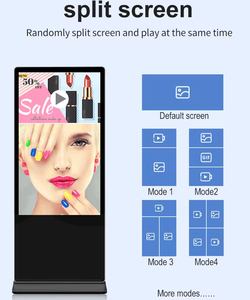 43/55/65/75/ 85 인치 4K 광고 키오스크 IP65 고휘도 실외 <span class=keywords><strong>LCD</strong></span> 스크린 바닥 스탠딩 벽걸이 디스플레이 - Product Image 3