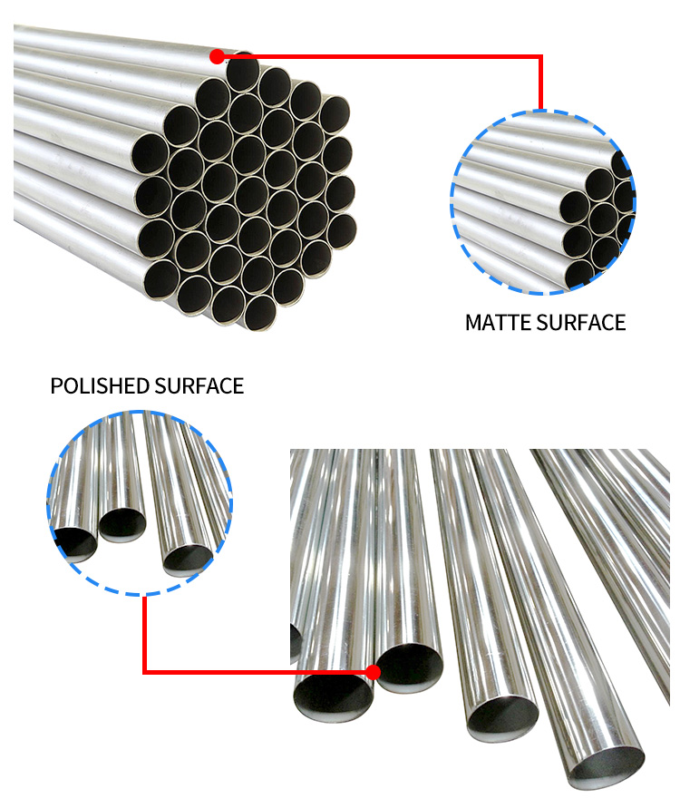 High Precision 317 316 347h Tp304 304 Stainless Steel Pipe Bright Surface Stainless Steel Pipe