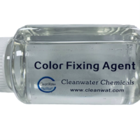 Agent de fixation des colorants réactifs sans formaldéhyde, polymère cationique pour la fixation des couleurs des pigments