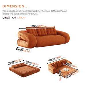 Phật sơn bọt Modular chân không nén Sofa giường đồ nội thất phòng khách nén sofa chất lượng cao hiện đại couch nén sofa - Product Image 5