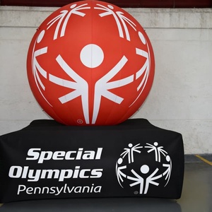 KeepFuns Sfera Gonfiabile Gigante Personalizzata con Base, Palla Gonfiabile per Promozione Eventi e Esposizione del Marchio - Product Image 1