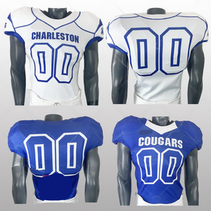 شعار مخصص مطرز اسم الشعار الأمريكية والتكبير الكبار ملابس كرة القدم الأمريكية للشباب - Product Image 4