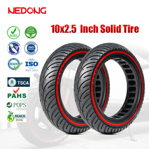 Pneu plein alvéolé Nedong 10x2.5 sans air pour trottinette <span class=keywords><strong>Ninebot</strong></span> MAX G30 – Anti-éclatement pour la ville - Product Image 1