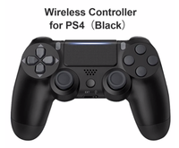 Manette sans fil compatible avec PS4/Slim/Pro/PC avec double vibration/audio 3,5 mm/câble Type-C, contrôleur Bluetooth
