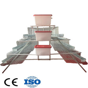 <span class=keywords><strong>Poulailler</strong></span> en acier galvanisé à 3 étages, cage à poulets pour 96 œufs avec 4 mangeoires vertes pour les nouvelles exploitations - Product Image 3