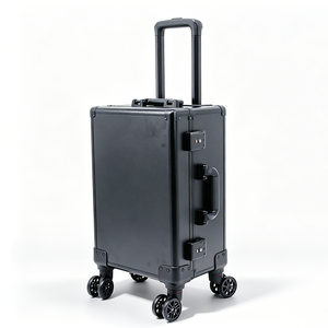 Valigetta Espositiva <span class=keywords><strong>e</strong></span> Contenitore per Carte Sportive Gradate da Collezione, 18 Pollici, 4 Scomparti, in Alluminio, con Ruote, per Fiere - Product Image 1