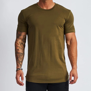 <span class=keywords><strong>Camiseta</strong></span> Personalizada de Algodón 95% y Elastano 5%, Fabricante de Camisetas Deportivas para Hombre, Cuello Redondo, Camisetas de Gimnasio para Hombre - Product Image 6