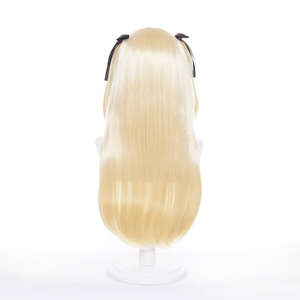 Ainizi Parrucche Cosplay Sintetiche Resistenti al Calore da 70cm, Coda di Cavallo Bionda da Genshin Impact - Product Image 6