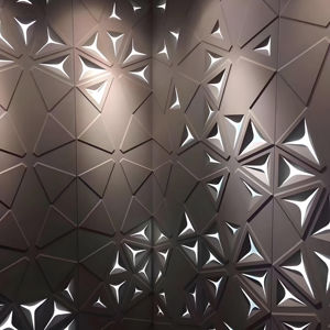 إضاءة مخصصة فاخرة لوحات حائط فنية منحوتة ثلاثية الأبعاد خلفية تلفزيون مخصصة لغرف النوم ديكور المنزل التشطيبات الداخلية جدار ضوء الشعر - Product Image 6